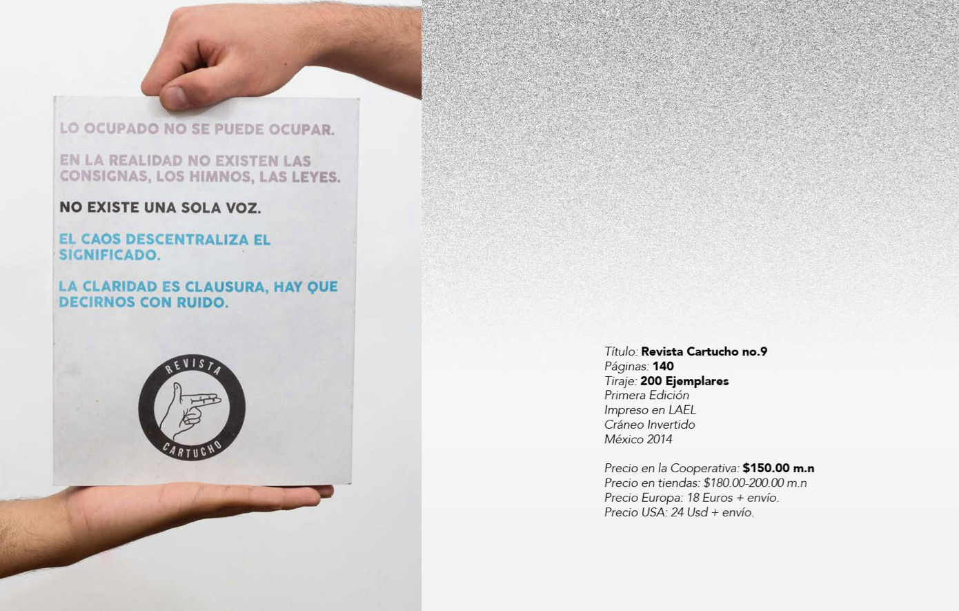 Respaldo, Materia sensible, 2013.