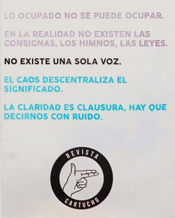 Contra portada, Materia sensible, 2013.