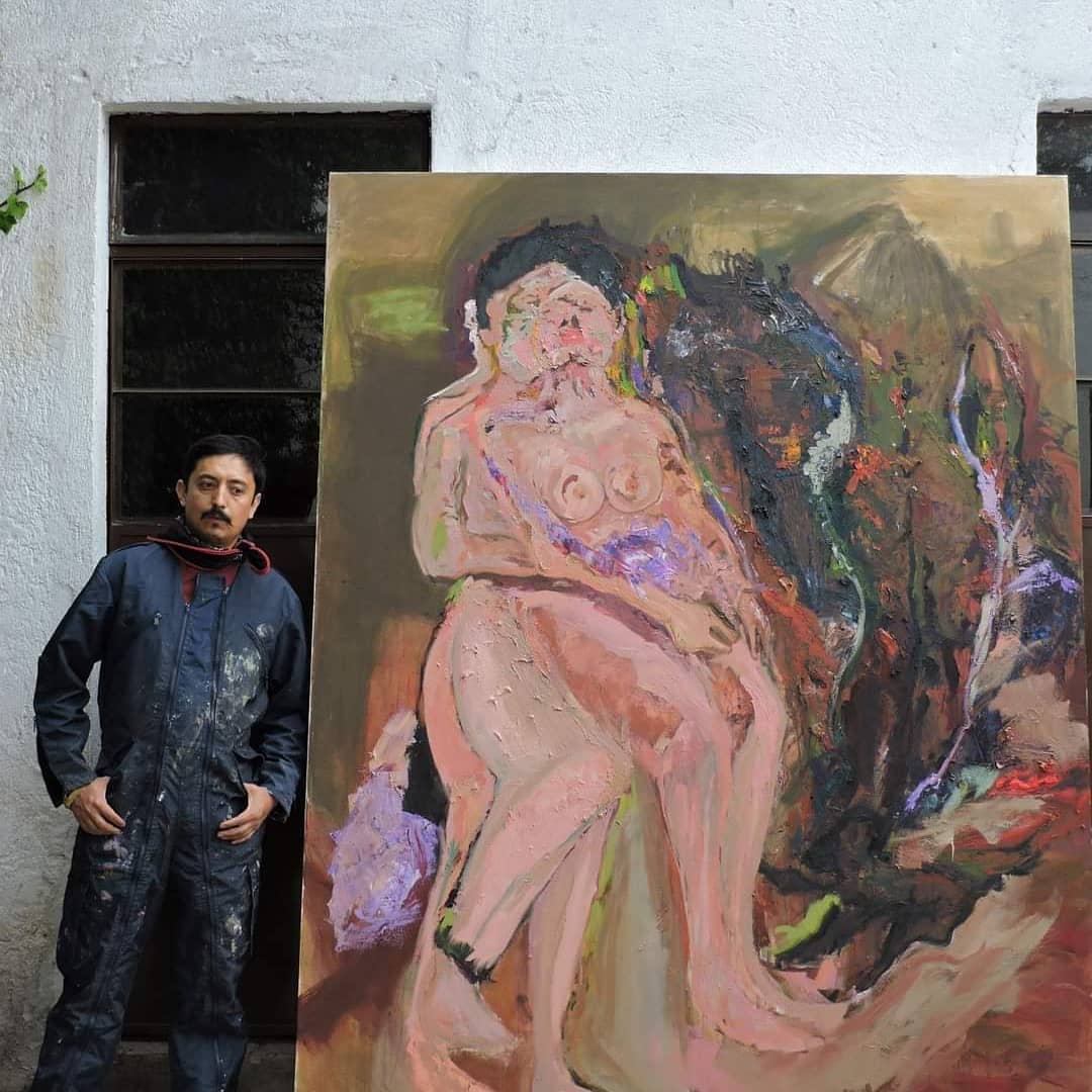 Mi pequeño gran homenaje al laureado al gran artista y amigo don Germán Venegas.